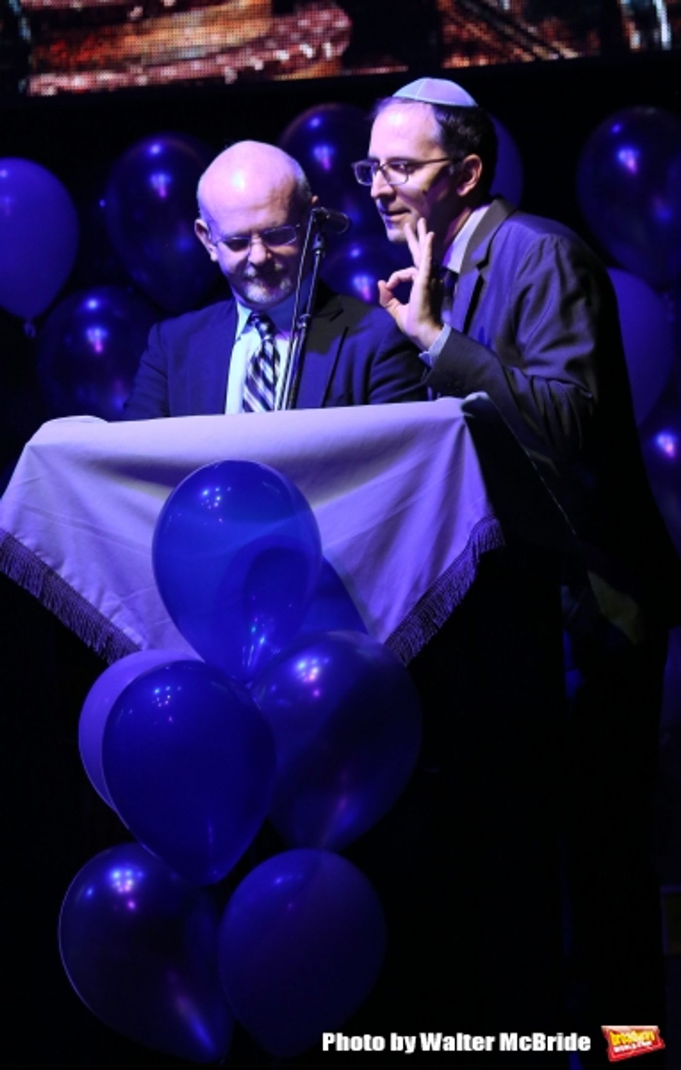 Photo Coverage: Andrew Rannells, Christian Borle, Marin Mazzie & More Honor James Lapine with Mr. Abbott Award!  Image