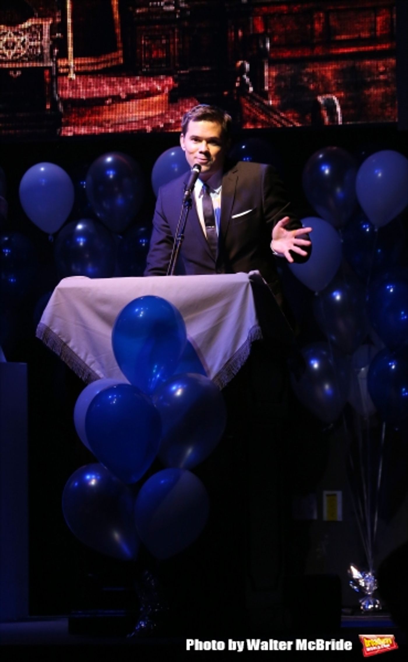 Photo Coverage: Andrew Rannells, Christian Borle, Marin Mazzie & More Honor James Lapine with Mr. Abbott Award!  Image