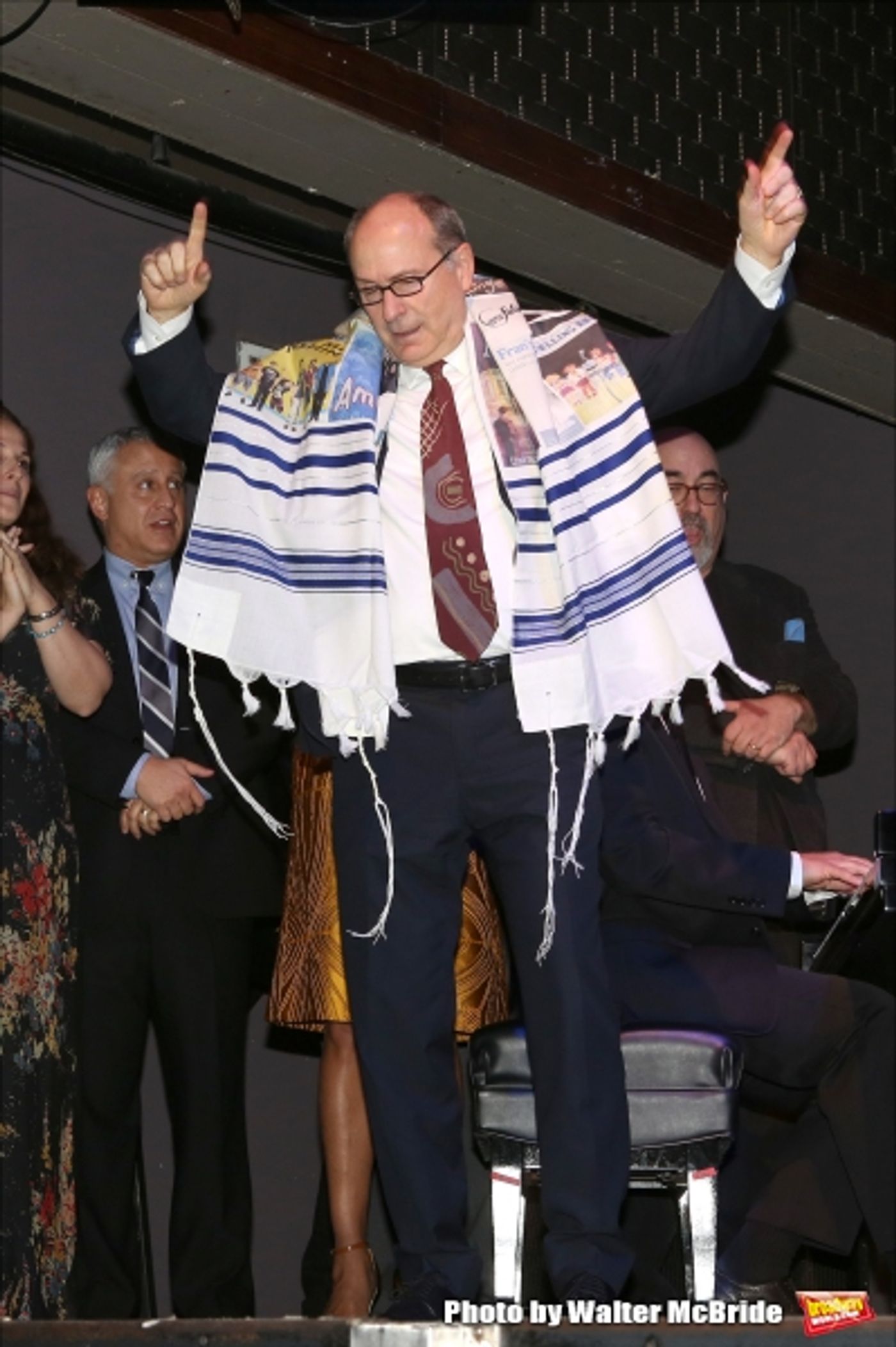 Photo Coverage: Andrew Rannells, Christian Borle, Marin Mazzie & More Honor James Lapine with Mr. Abbott Award!  Image