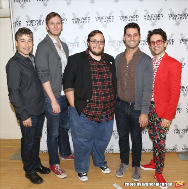 The creative team: Director Scott Schwartz, composer Matthew roi Berger lyricist/book Photo
