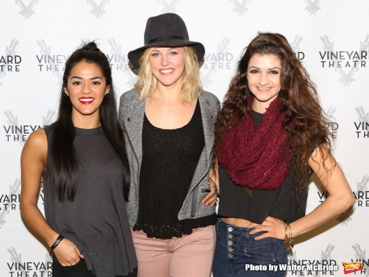 Kalyn West, Taylor Louderman and Jennifer Geller  at 