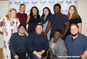 Ryann Redmond, Andrew Durand, MiMi Scardulla, Katie Ladner, Larry Owens, Bonnie Milligan Bottom Row: Jarod Loftin, Max Wilcox, Nyla Watson and Cole Ragsdale @ BroadwayWorld Ryann Redmond, Andrew Durand, MiMi Scardulla, Katie Ladner, Larry Owens, Bonnie Milli Photo