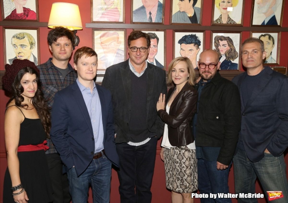 Sarah Stiles, Michael Oberholtzer, Steven Boyer, Bob Saget, Geneva Carr, playwright Robert Askins and Marc Kudisch  at 