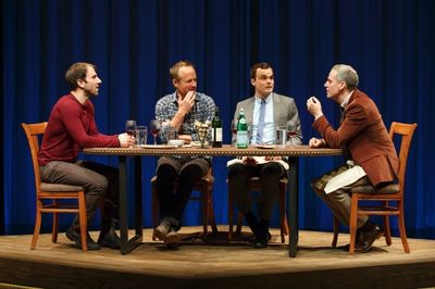 Alex Hurt, JOhn Benjamin Hickey, Stephen Plunkett and Patrick Breen Photo