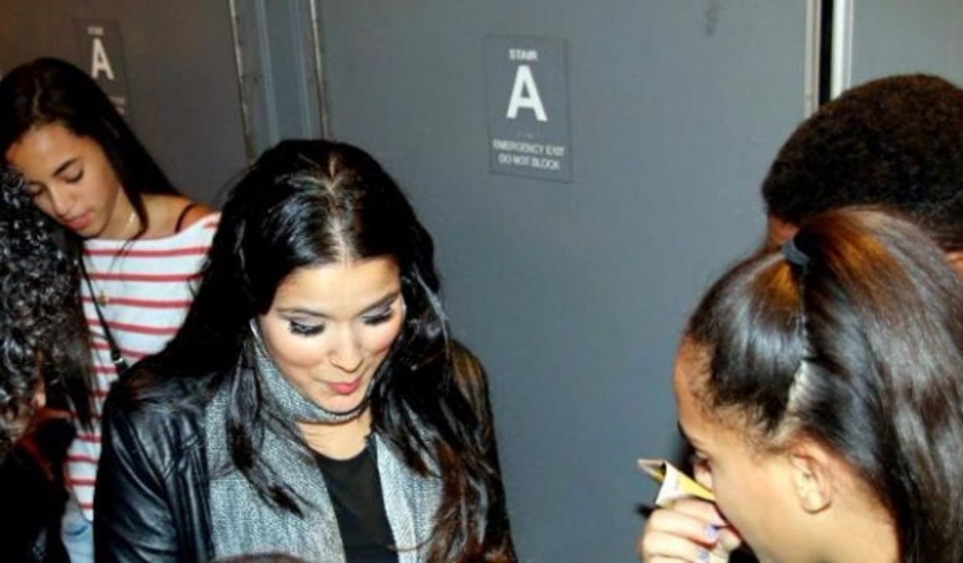 Photo Flash: R.Evolucion Latina's KIDS BEYOND BROADWAY Campers Meet the Stars of ON YOUR FEET!  Image