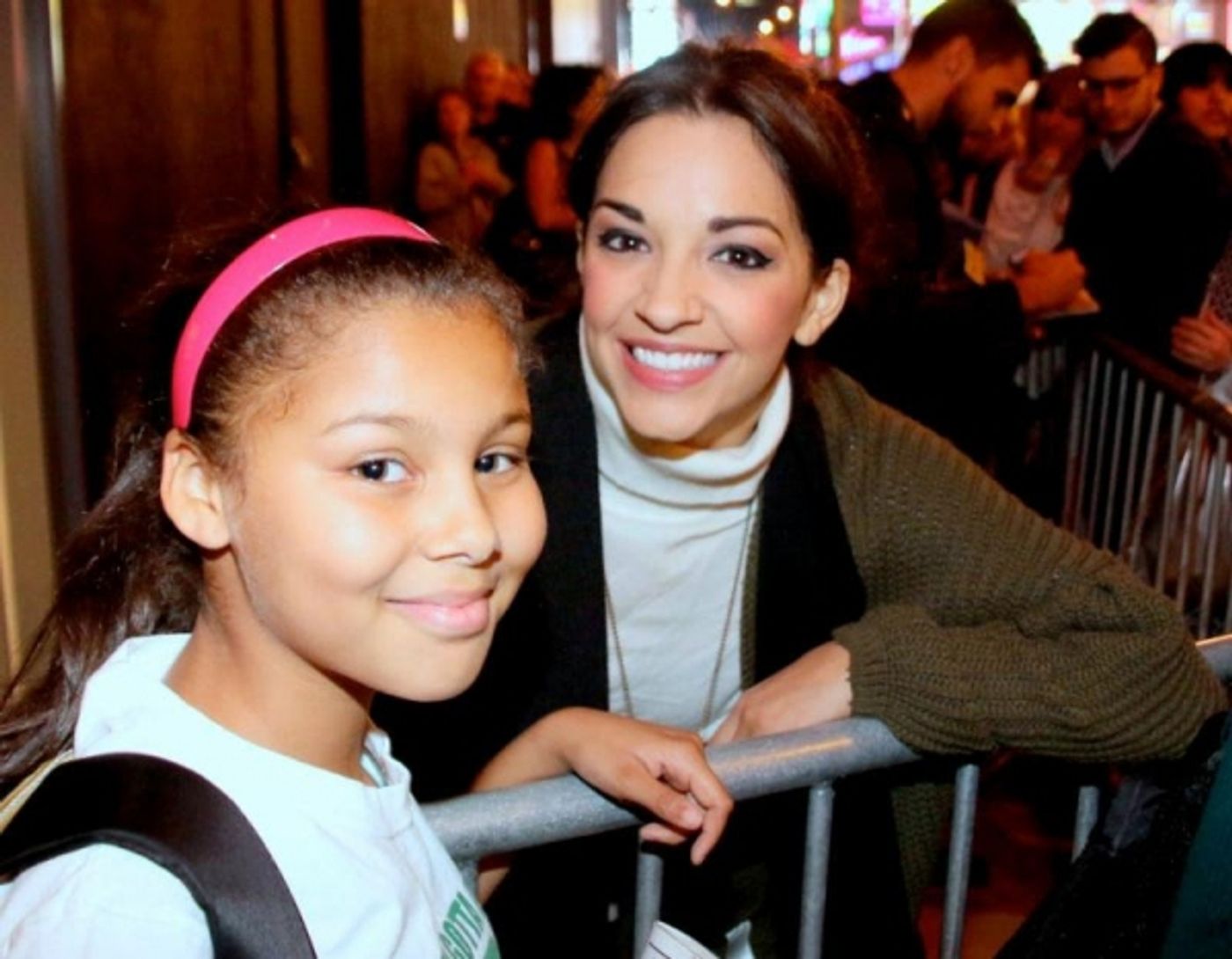 Photo Flash: R.Evolucion Latina's KIDS BEYOND BROADWAY Campers Meet the Stars of ON YOUR FEET!  Image