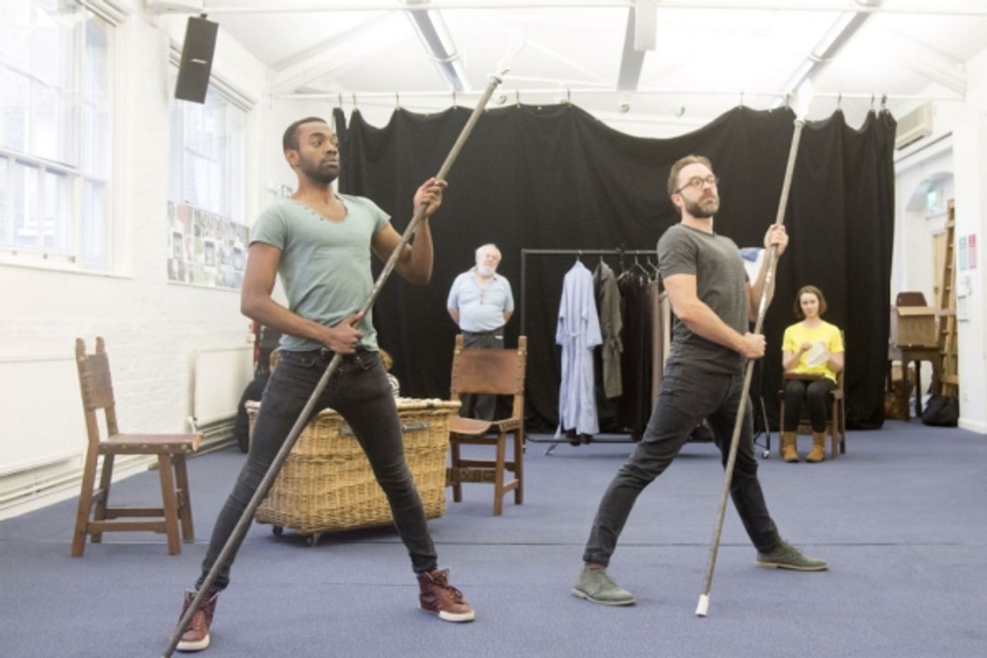 Photo Flash: First Look at Judi Dench, Kenneth Branagh, Zoe Wanamaker and More in Rehearsals for THE WINTER'S TALE and HARLEQUINADE/ALL ON HER OWN  Image