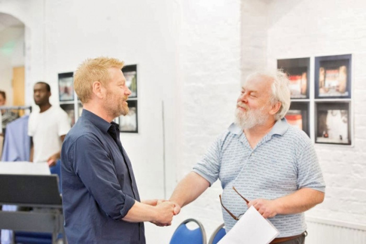 Photo Flash: First Look at Judi Dench, Kenneth Branagh, Zoe Wanamaker and More in Rehearsals for THE WINTER'S TALE and HARLEQUINADE/ALL ON HER OWN  Image