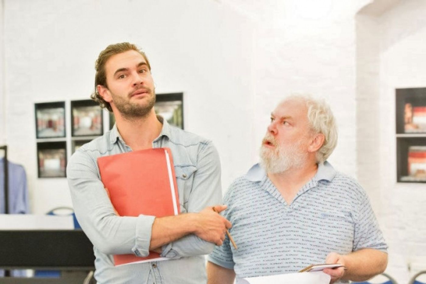 Photo Flash: First Look at Judi Dench, Kenneth Branagh, Zoe Wanamaker and More in Rehearsals for THE WINTER'S TALE and HARLEQUINADE/ALL ON HER OWN  Image