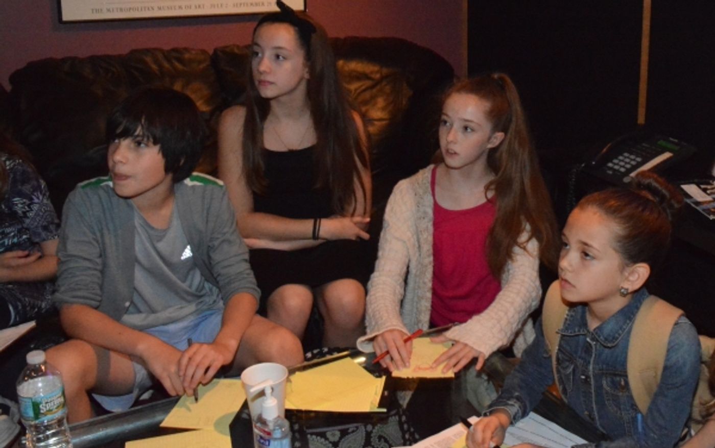 Exclusive Photo Coverage: The MATILDA Kids Celebrate Christmas with Carols For A Cure! Image
