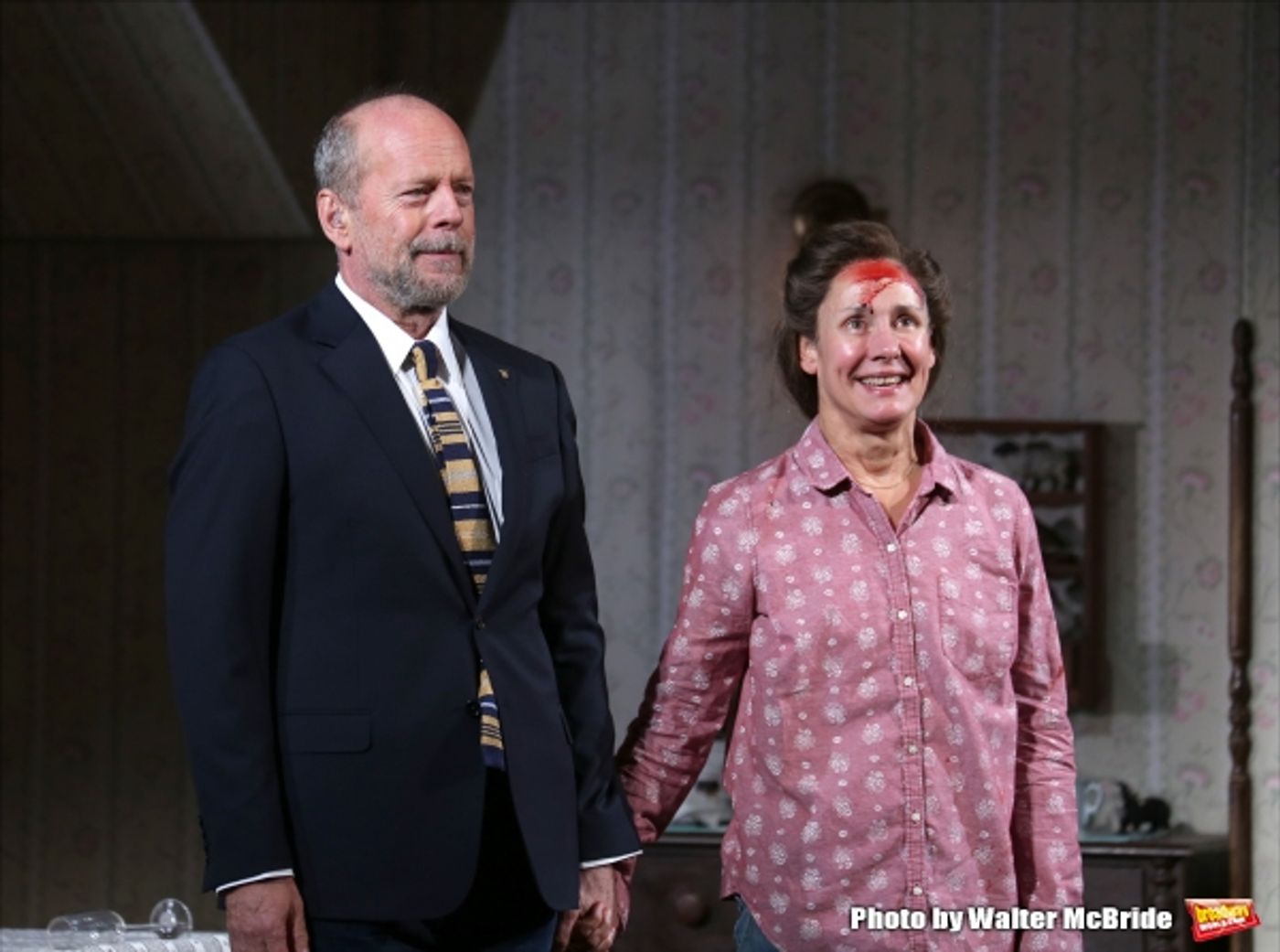 Photo Coverage: Bruce Willis & Laurie Metcalf Take First Broadway Bows in MISERY  Image