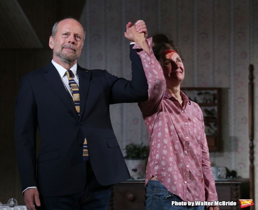 Photo Coverage: Bruce Willis & Laurie Metcalf Take First Broadway Bows in MISERY Image