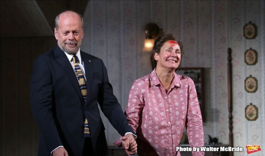 Photo Coverage: Bruce Willis & Laurie Metcalf Take First Broadway Bows in MISERY Image