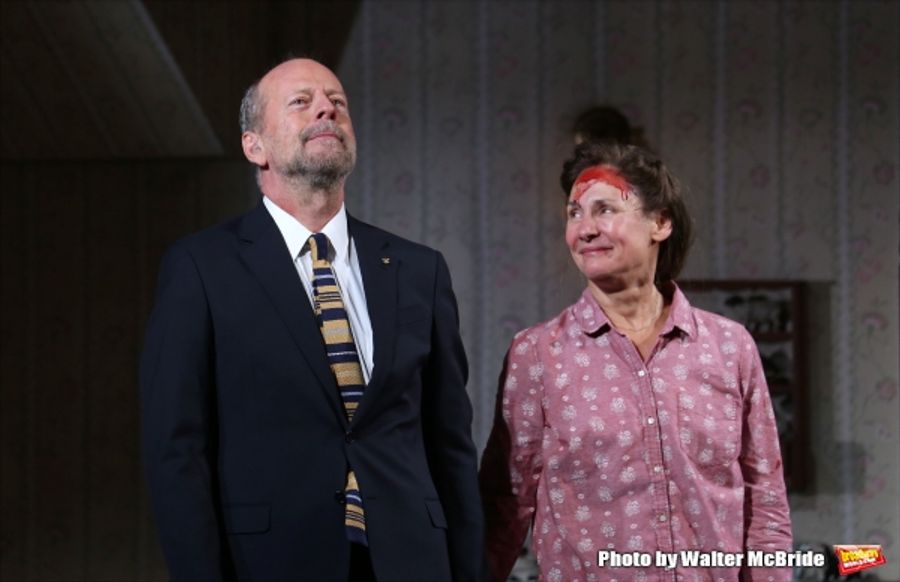 Photo Coverage: Bruce Willis & Laurie Metcalf Take First Broadway Bows in MISERY Image