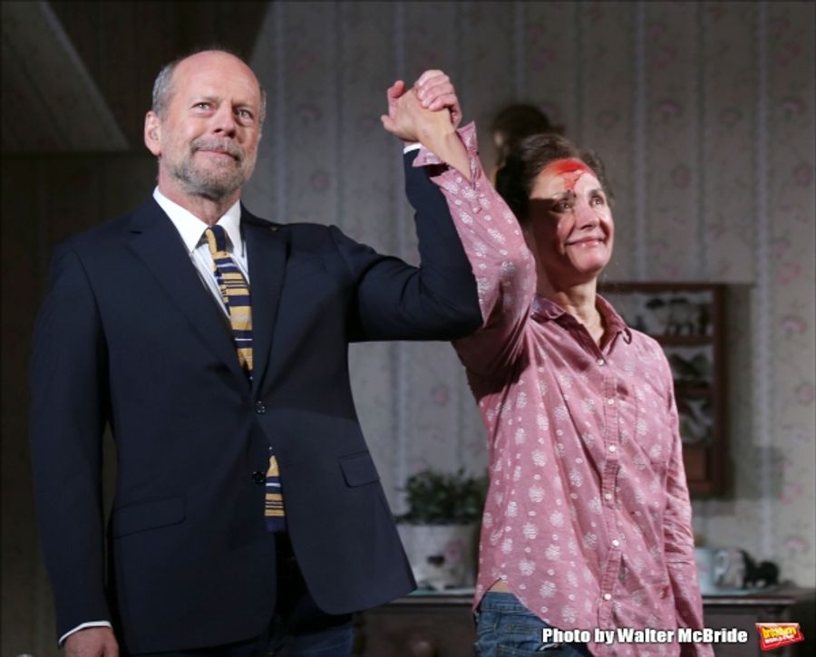 Photo Coverage: Bruce Willis & Laurie Metcalf Take First Broadway Bows in MISERY Image