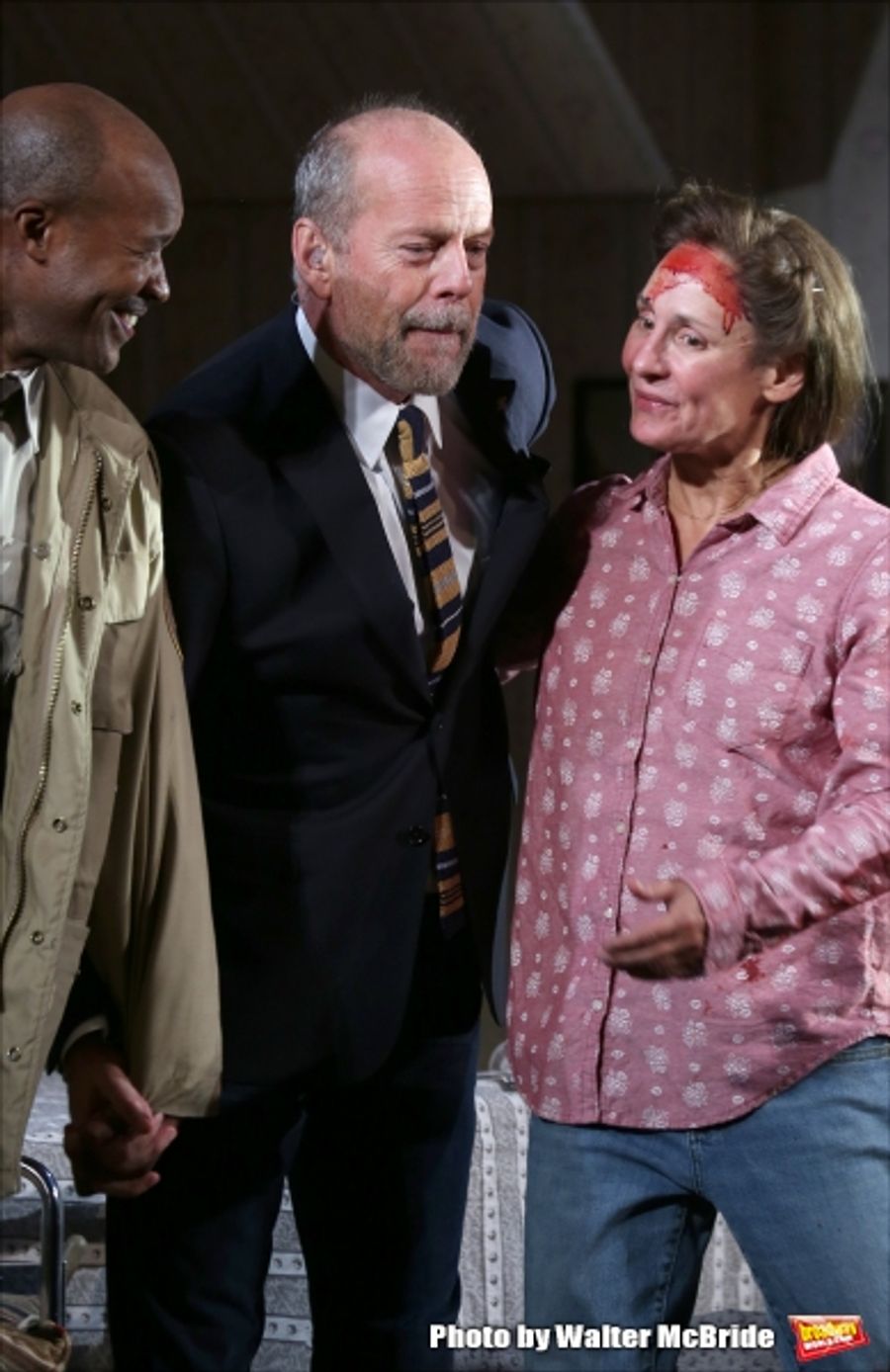 Photo Coverage: Bruce Willis & Laurie Metcalf Take First Broadway Bows in MISERY Image