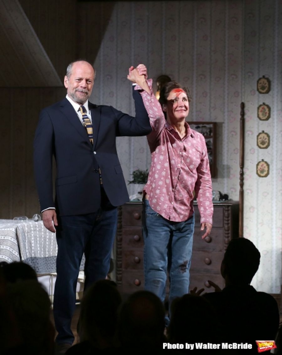 Photo Coverage: Bruce Willis & Laurie Metcalf Take First Broadway Bows in MISERY Image