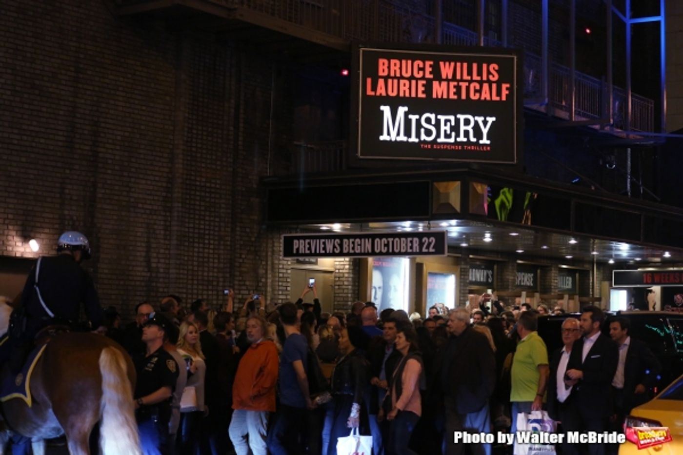Photo Coverage: Bruce Willis & Laurie Metcalf Take First Broadway Bows in MISERY  Image