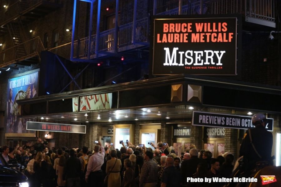 Photo Coverage: Bruce Willis & Laurie Metcalf Take First Broadway Bows in MISERY Image