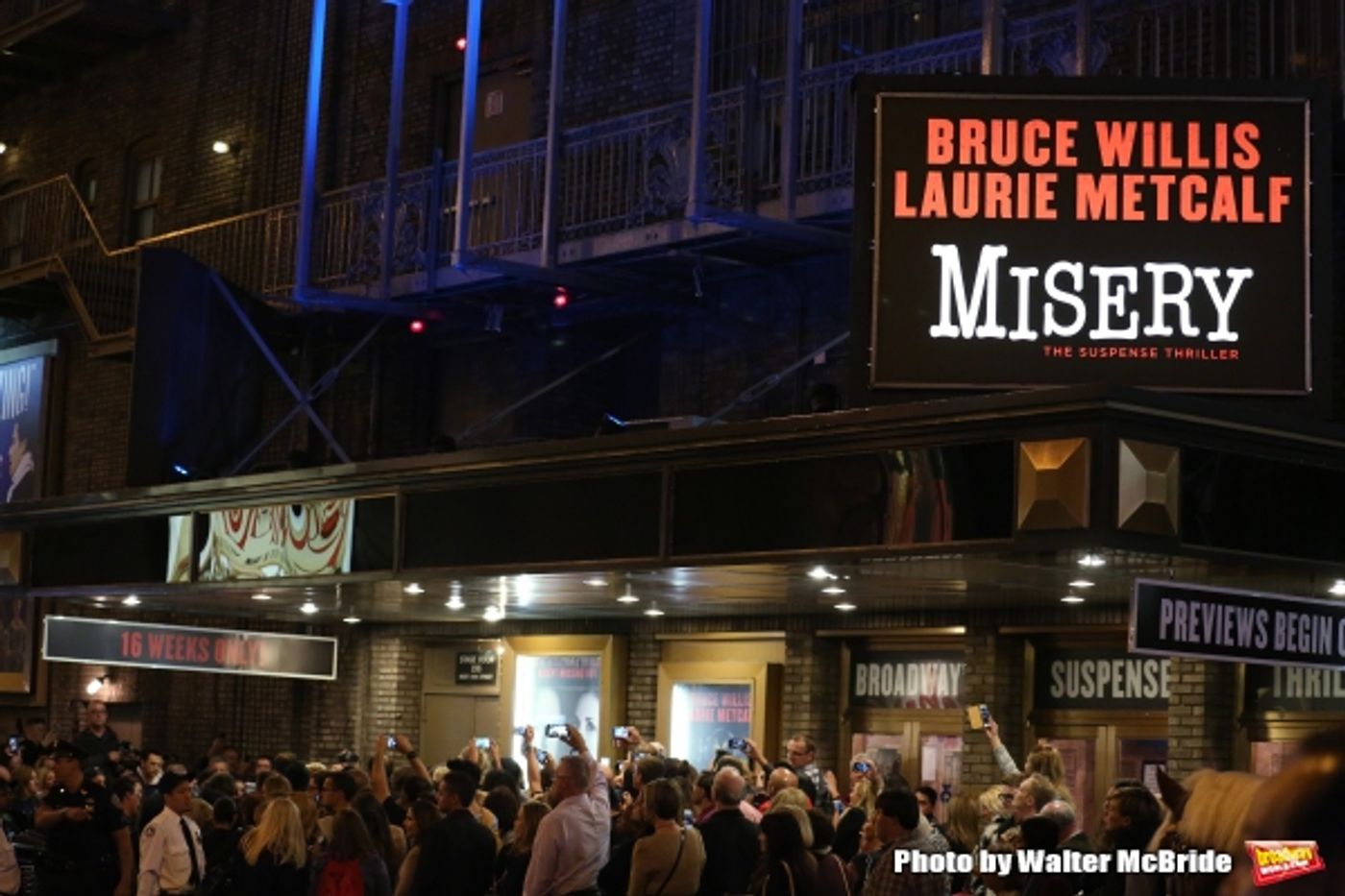 Photo Coverage: Bruce Willis & Laurie Metcalf Take First Broadway Bows in MISERY  Image
