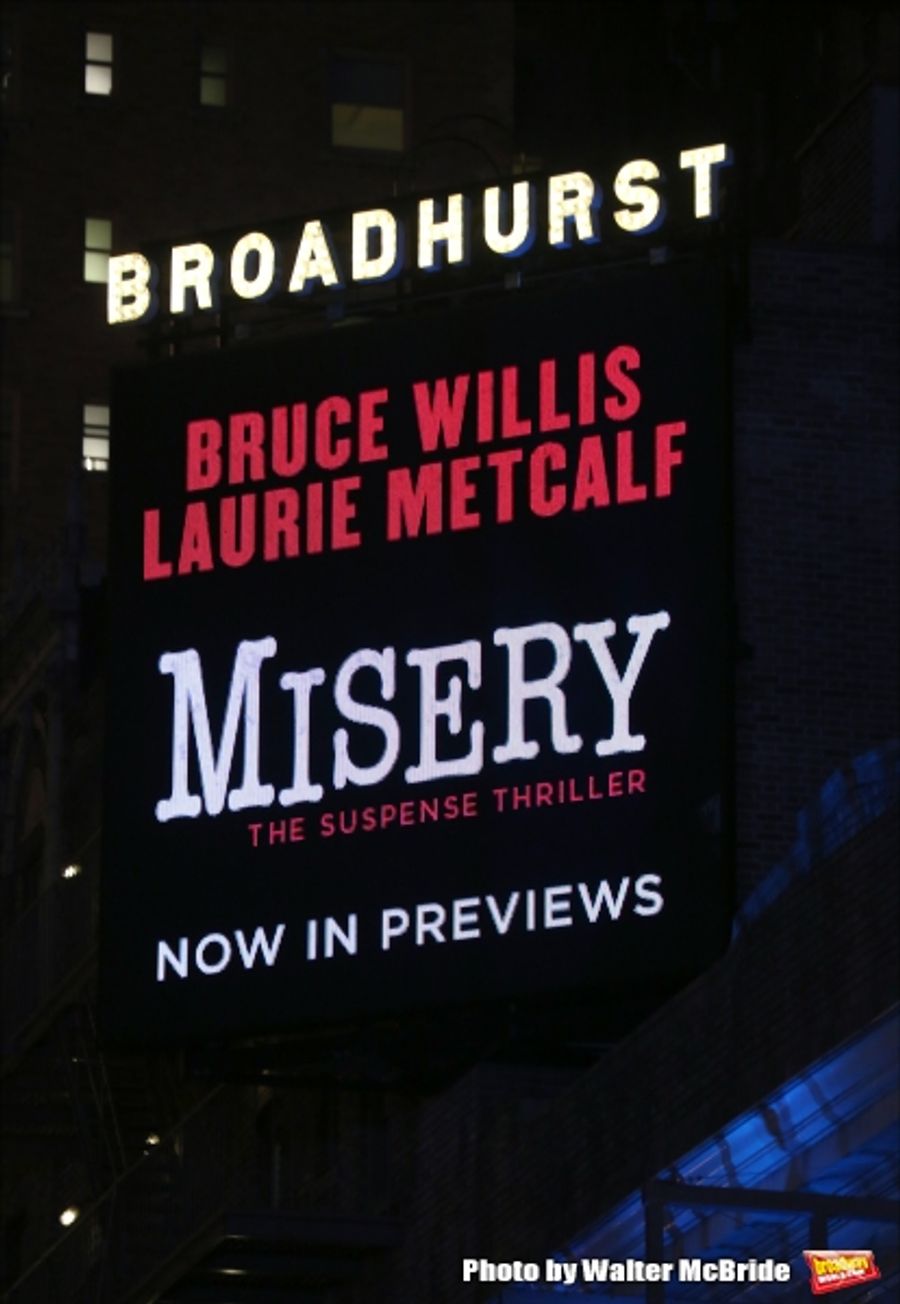 Photo Coverage: Bruce Willis & Laurie Metcalf Take First Broadway Bows in MISERY Image