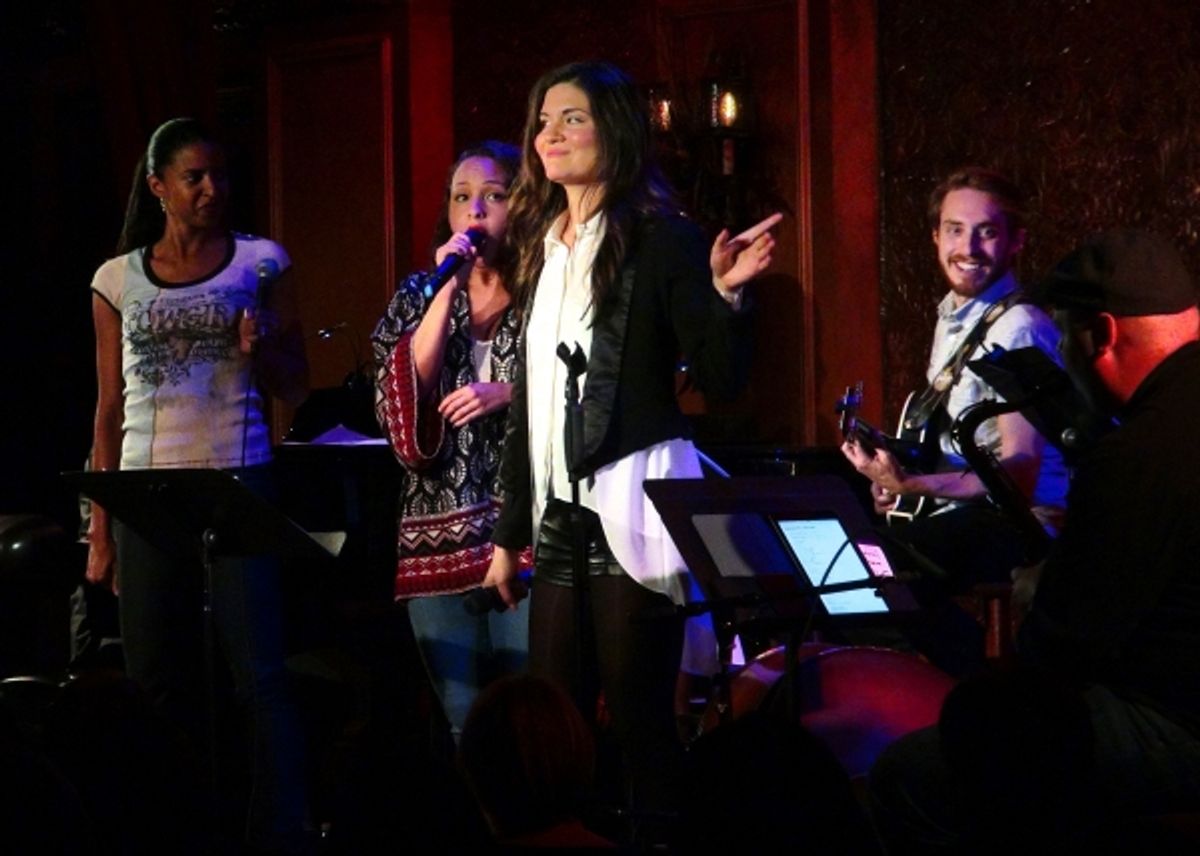 Renee Elise Goldsberry, Jasmine Cephas Jones, Phillipa Soo  at 