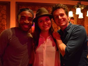 Austin Smith, Phillipa Soo, Jonathan Groff  Photo