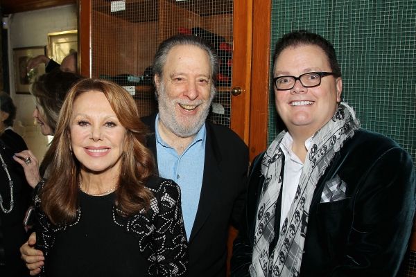 Marlo Thomas, Julian Schlossberg and David Saint Photo