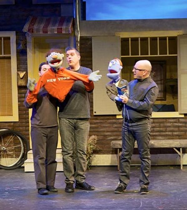 Bob Spidale (Ensemble), Aaron Stash (Nicky) and Brad Kisner (Rod) Photo