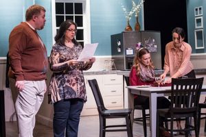 Howie (Jed Slaughter), Nat (Dana Galagan), Izzy (Elena Martinez) & Becca (Alissa Cattabriga) @ BroadwayWorld Howie (Jed Slaughter), Nat (Dana Galagan), Izzy (Elena Martinez) & Becca (Alissa Catt Photo