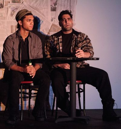 Jordan DeMoss as Charlie and David Vahedi as John Photo