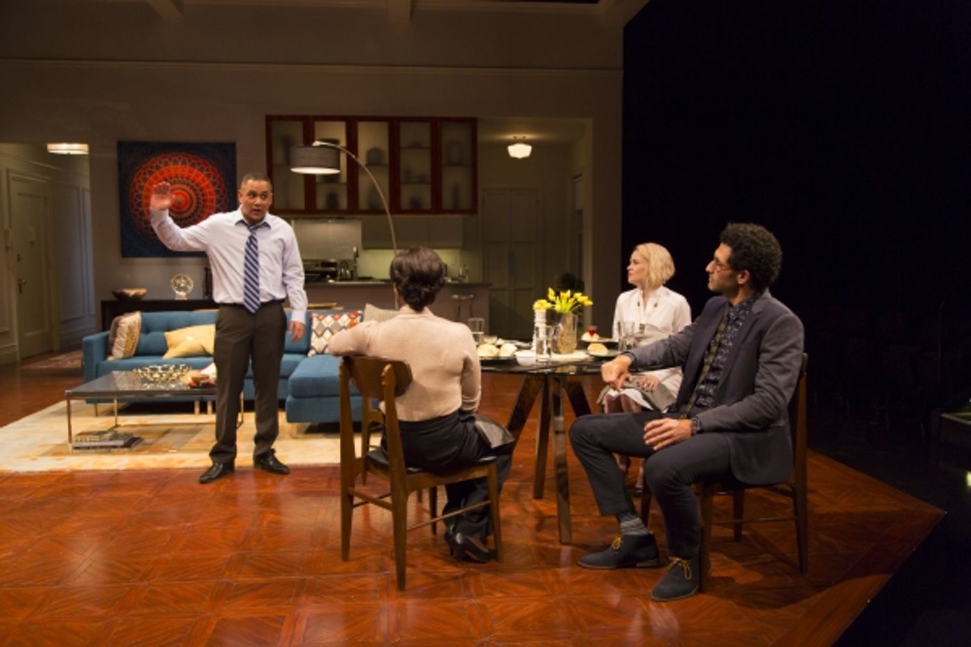 Photo Flash: First Look at Rajesh Bose, Nicole Lowrance, Shirine Babb and Benim Foster in Long Wharf Theatre's DISGRACED Photo Flash: First Look at Rajesh Bose, Nicole Lowrance, Shirine Babb and Benim Foster in Long Wharf Theatre's DISGRACED Image