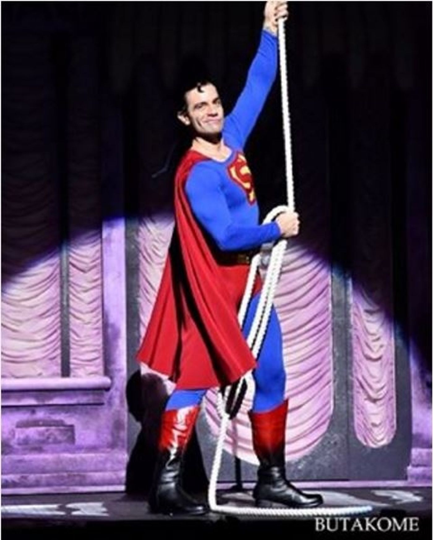 Photo Flash: Ramin Karimloo Shows Off Superman Look for PRINCE OF BROADWAY  Image