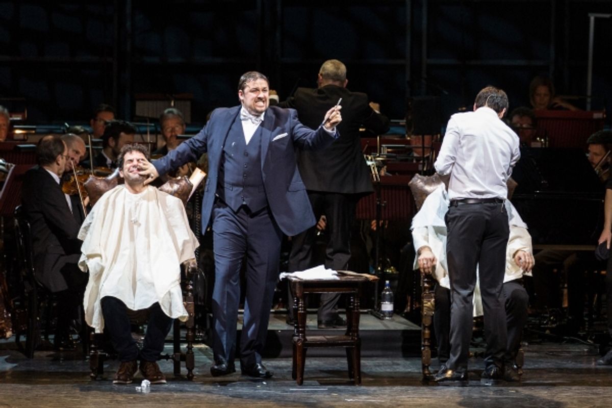 Jason Manford and James Peavoy at 