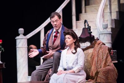 Joseph Fuqua (Henry Higgins) and Kimberly Hessler (Eliza Doolittle) Photo