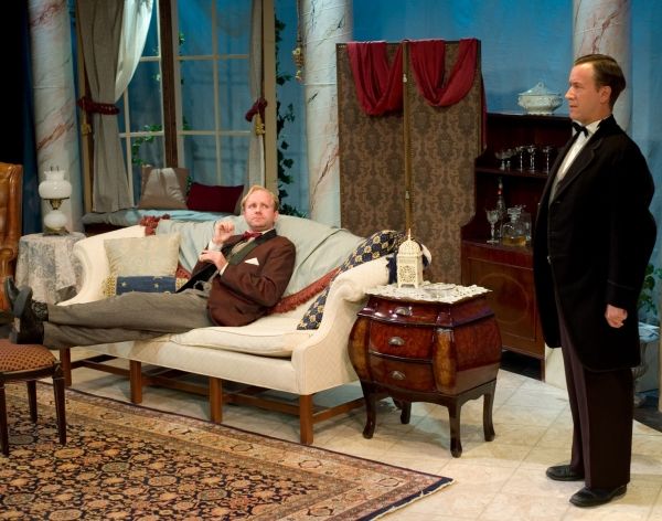 Lenny Banovez as Algernon Moncrief and Greg Oliver Bodine as Lane Photo