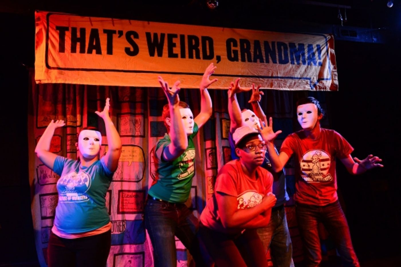 Photo Flash: First Look at Barrel of Monkeys' THAT'S WEIRD, GRANDMA: Stories That Go Bump in the Night  Image