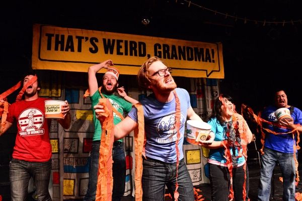 Barrel of Monkeys company members Nick Hart, Spencer Meeks, Rawson Vint, Elizabeth Le Photo