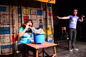 Barrel of Monkeys company members Elizabeth Levy and Rawson Vint perform ''Jil the Pig'' @ BroadwayWorld Barrel of Monkeys company members Elizabeth Levy and Rawson Vint perform ''Jil the Pi Photo