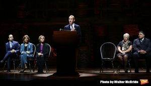 ''Hamilton'' creator Lin-Manuel Miranda, Executive Director of Gilder Lehrman Lesley Herrmann, producer Jeffrey Seller, Chancellor Carmen Farina and principal Moses Ojeda @ BroadwayWorld ''Hamilton'' creator Lin-Manuel Miranda, Executive Director of Gilder Lehrman Lesley Photo