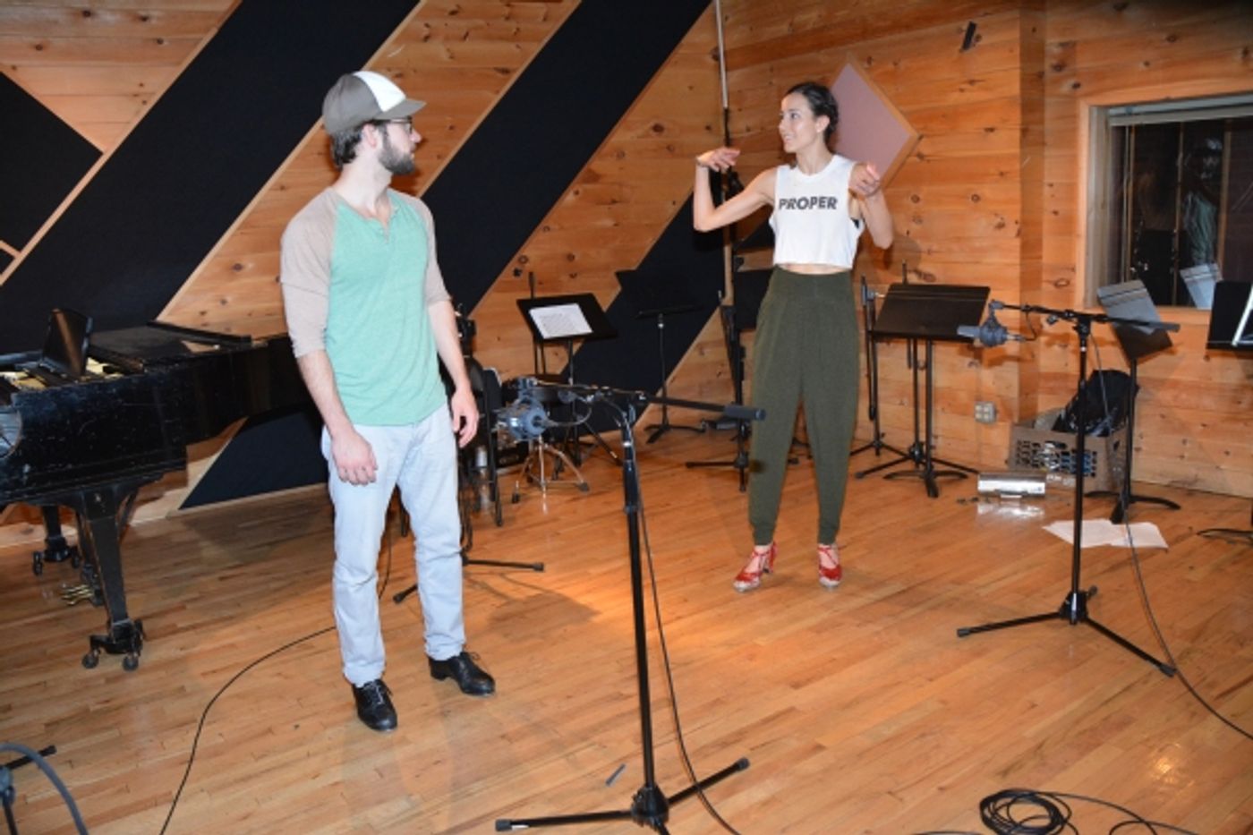Exclusive Photo Coverage: SOMETHING ROTTEN! Cast Gives Carols For A Cure a Shakespearean Update Image