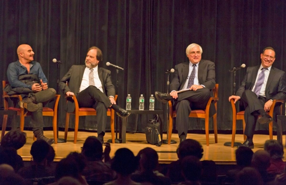 Ralph Sevush, Bruce Johnson, Howard Sherman,  at 