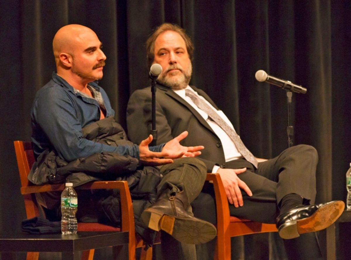 David Adjmi and Ralph Sevush at 