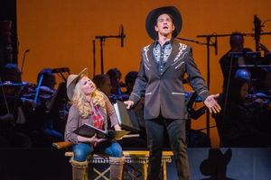 Megan Hilty and Andy Karl @ BroadwayWorld Megan Hilty and Andy Karl Photo