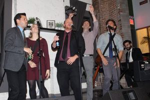 Joe Iconis and Jason Tam, Lauren Marcus, Jason SweetTooth Williams, Eric William Morr Photo