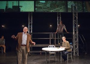 Ensemble members (from left) Christopher Sheard, Craig Spidle, Chris Rickett, and Kelli Simpkins @ BroadwayWorld Ensemble members (from left) Christopher Sheard, Craig Spidle, Chris Rickett, and Kel Photo