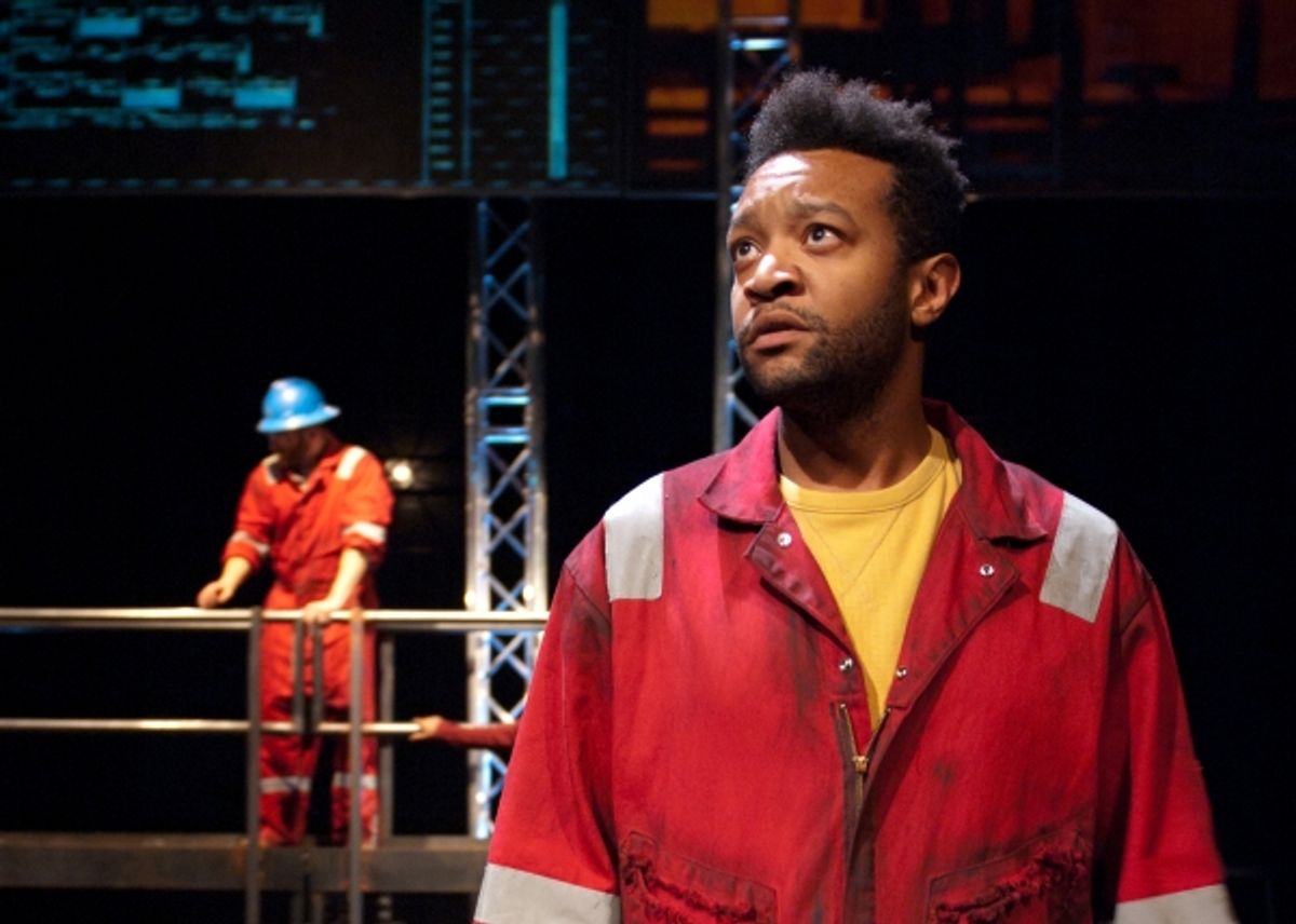 Ensemble members Justin James Farley (right) and Chris Rickett at 