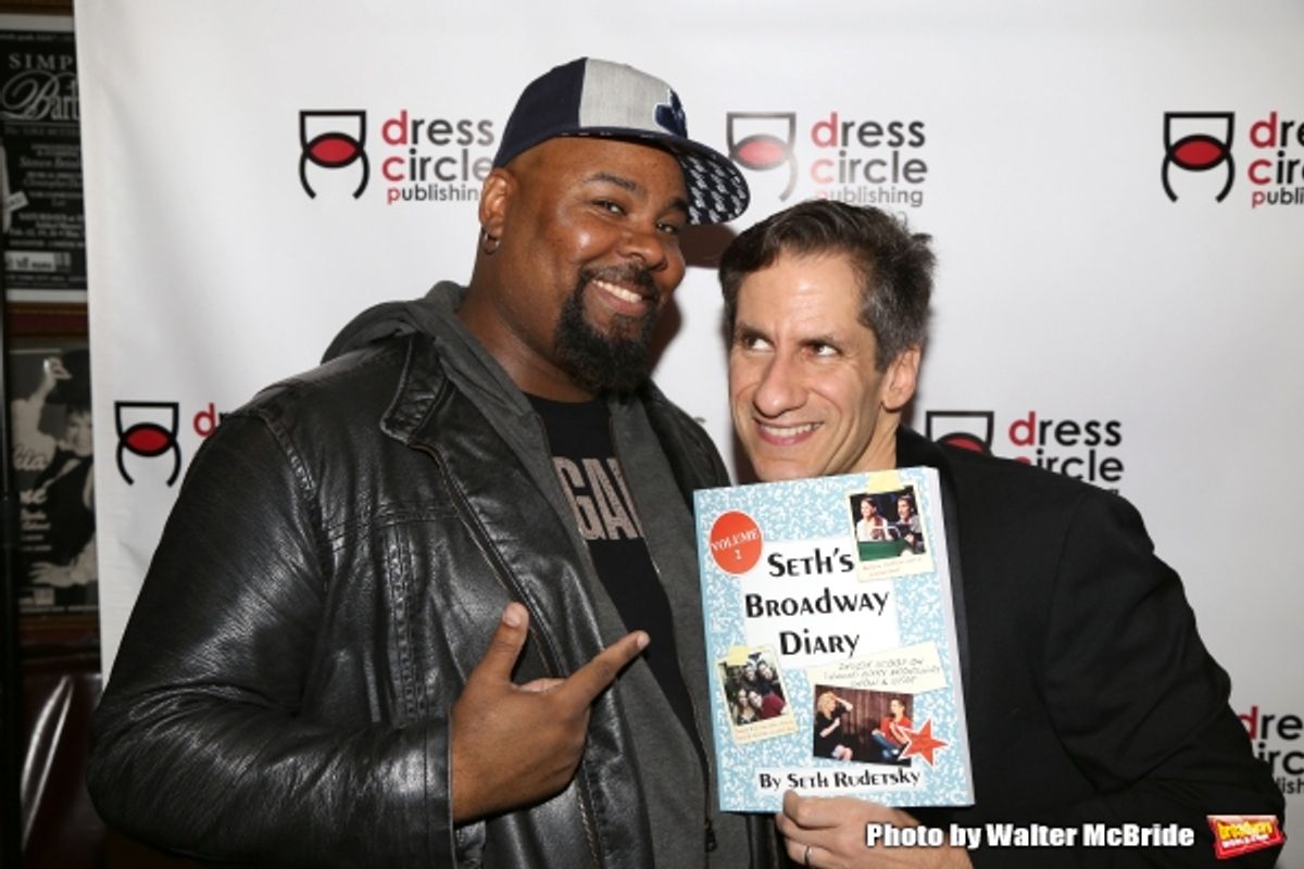 James Monroe Iglehart and Seth Rudetsky  at 