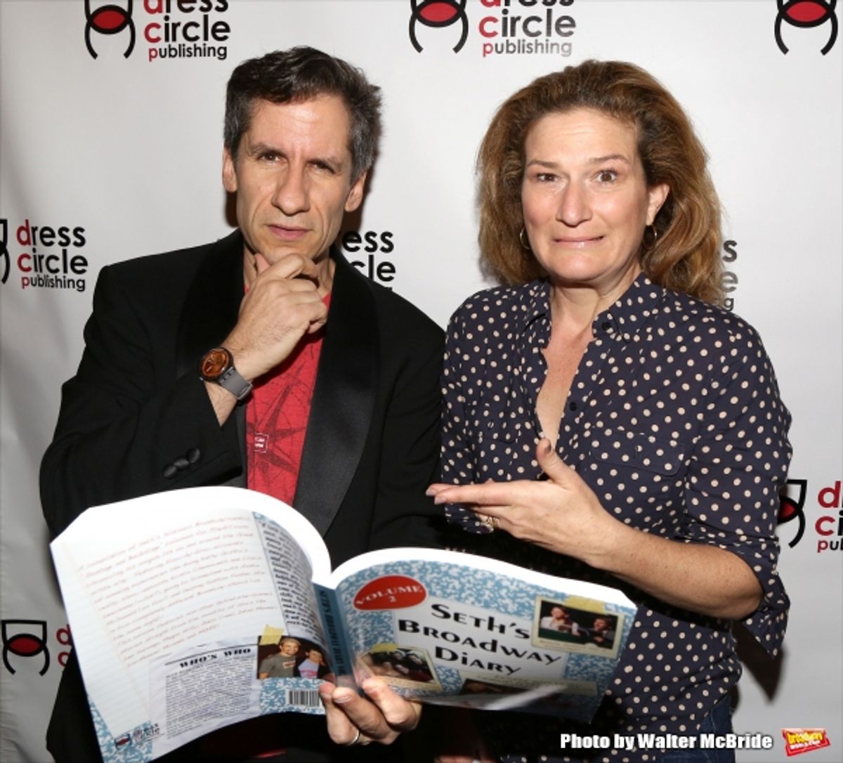 Seth Rudetsky and Ana Gasteyer at 