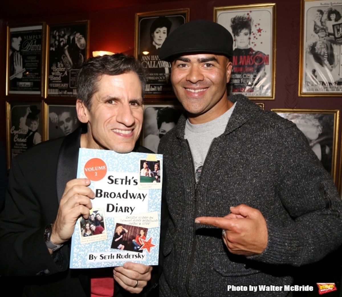 Seth Rudetsky and Christopher Jackson at 